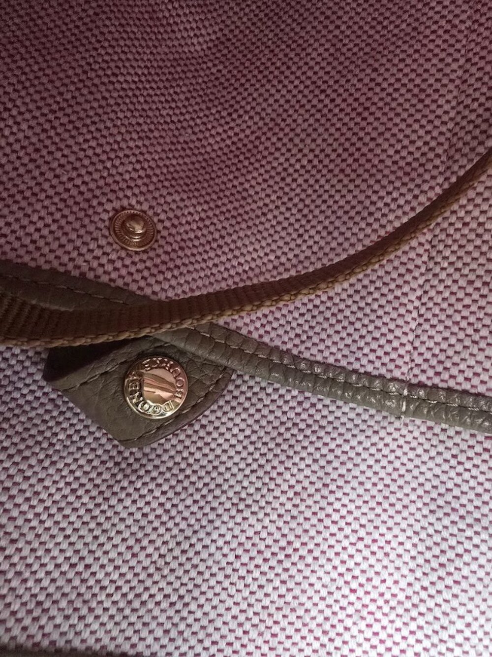 Dooney & Bourke Taupe Pebbled Leather Hobo Shoulder Bag Lock Sac - Picture 11 of 14